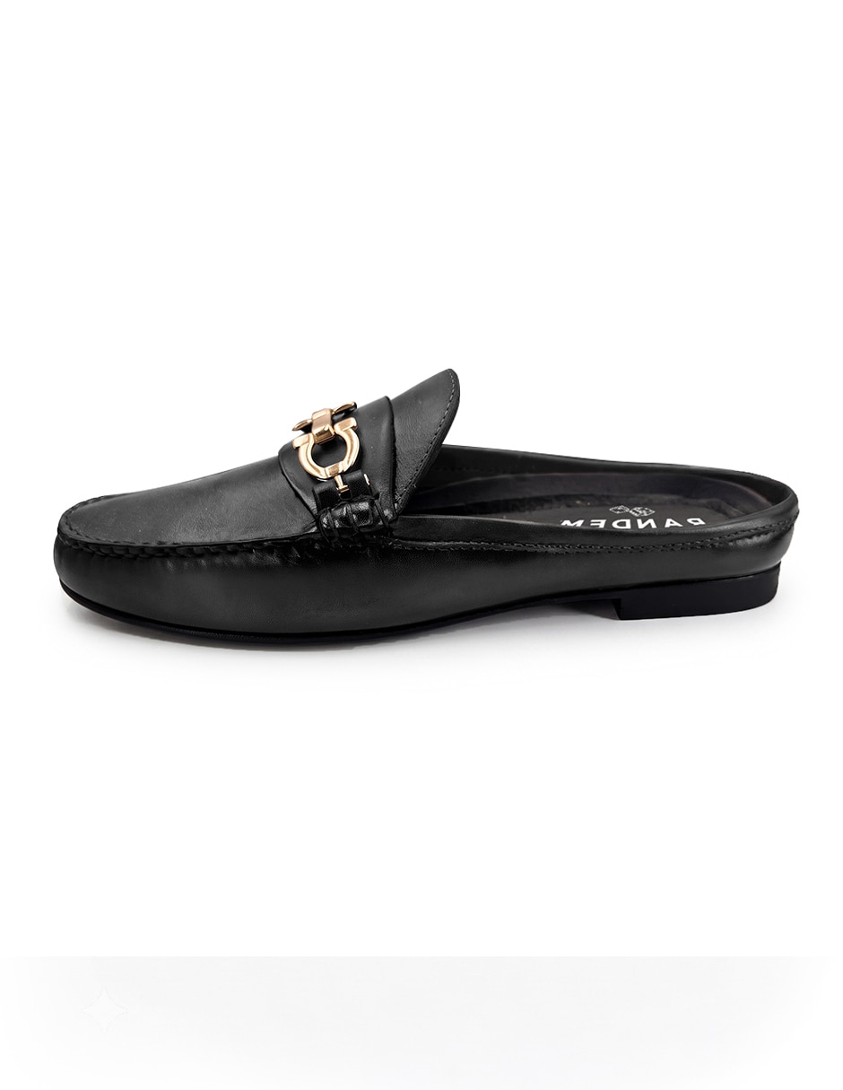 Zueco Amelie Ferro NN de Piel para mujer 3