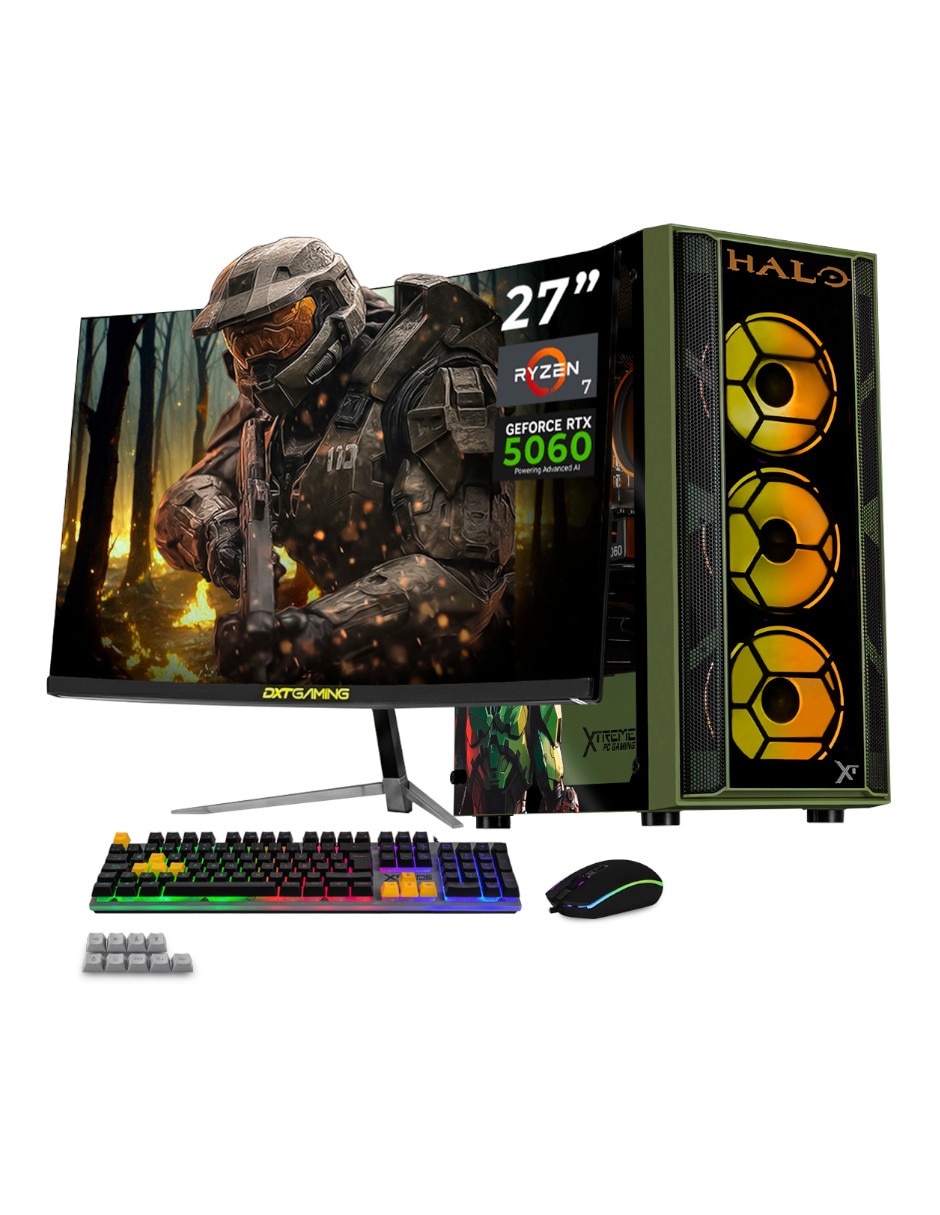 Computadora gamer 27 pulgadas full hd amd ryzen 7 nvidia geforce rtx 5060 16 gb ram 1 tb ssd Computadora gamer 27 pulgadas full hd amd ryzen 7 nvidia geforce rtx 5060 16 gb ram 1 tb ssd
