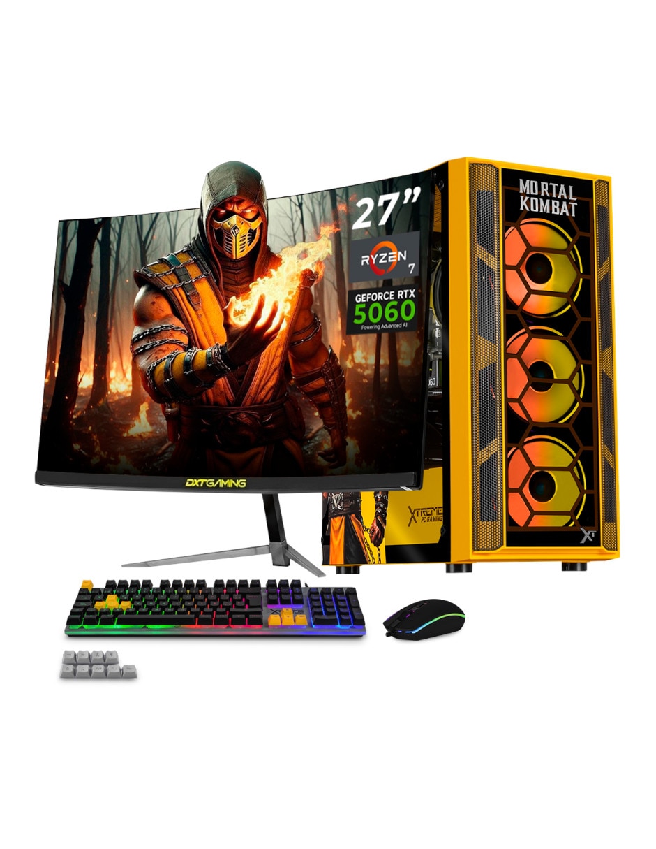 Computadora gamer 27 pulgadas full hd amd ryzen 7 nvidia geforce rtx 5060 16 gb ram 1 tb ssd Computadora gamer 27 pulgadas full hd amd ryzen 7 nvidia geforce rtx 5060 16 gb ram 1 tb ssd