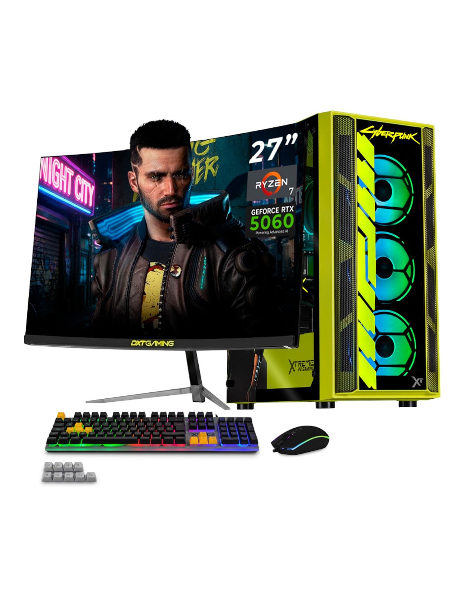 Computadora gamer 27 pulgadas full hd amd ryzen 7 nvidia geforce rtx 5060 16 gb ram 1 tb ssd Computadora gamer 27 pulgadas full hd amd ryzen 7 nvidia geforce rtx 5060 16 gb ram 1 tb ssd