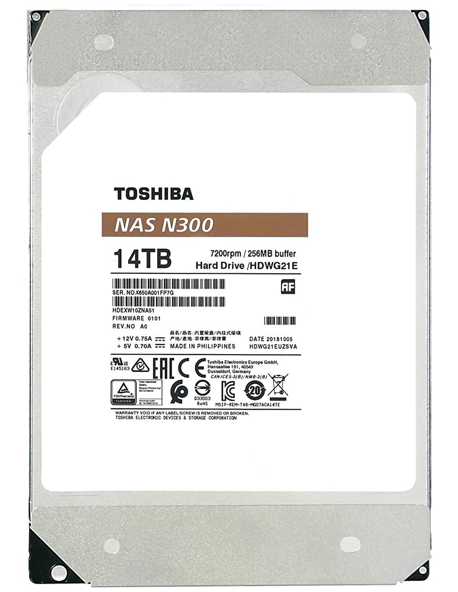 Almacenamiento interno disco duro interno toshiba de 14 tb