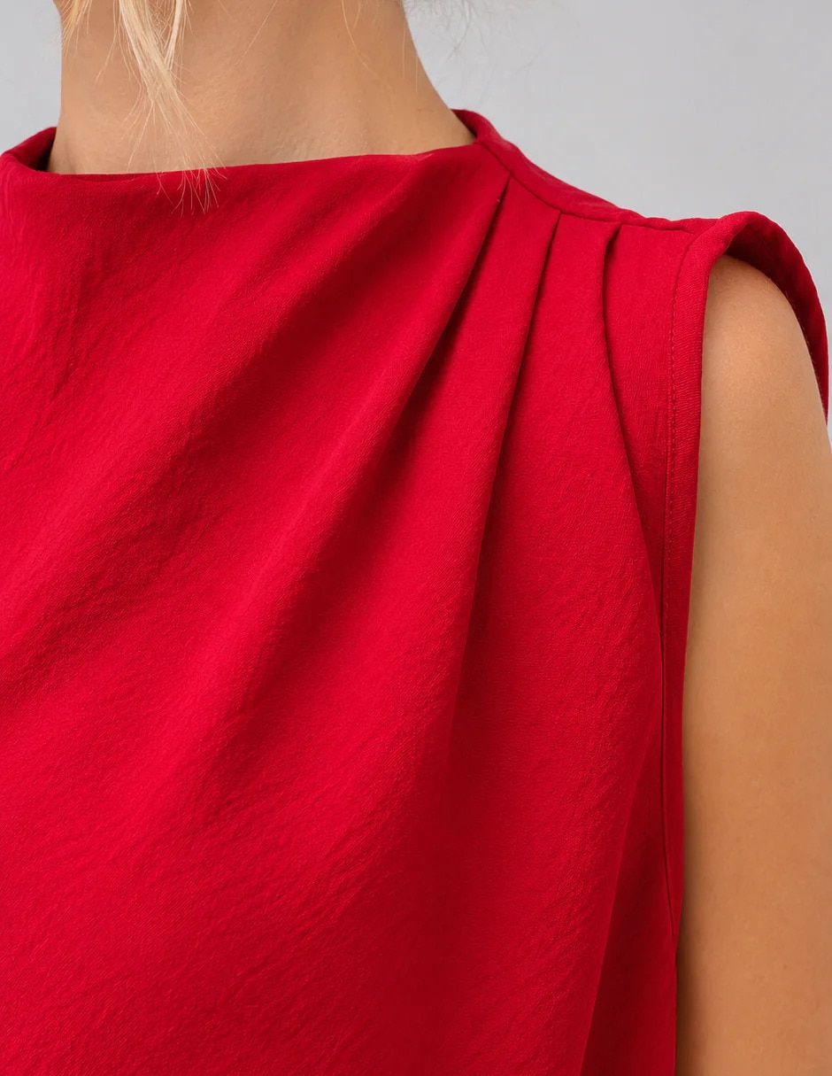 Blusa sin manga para mujer 2