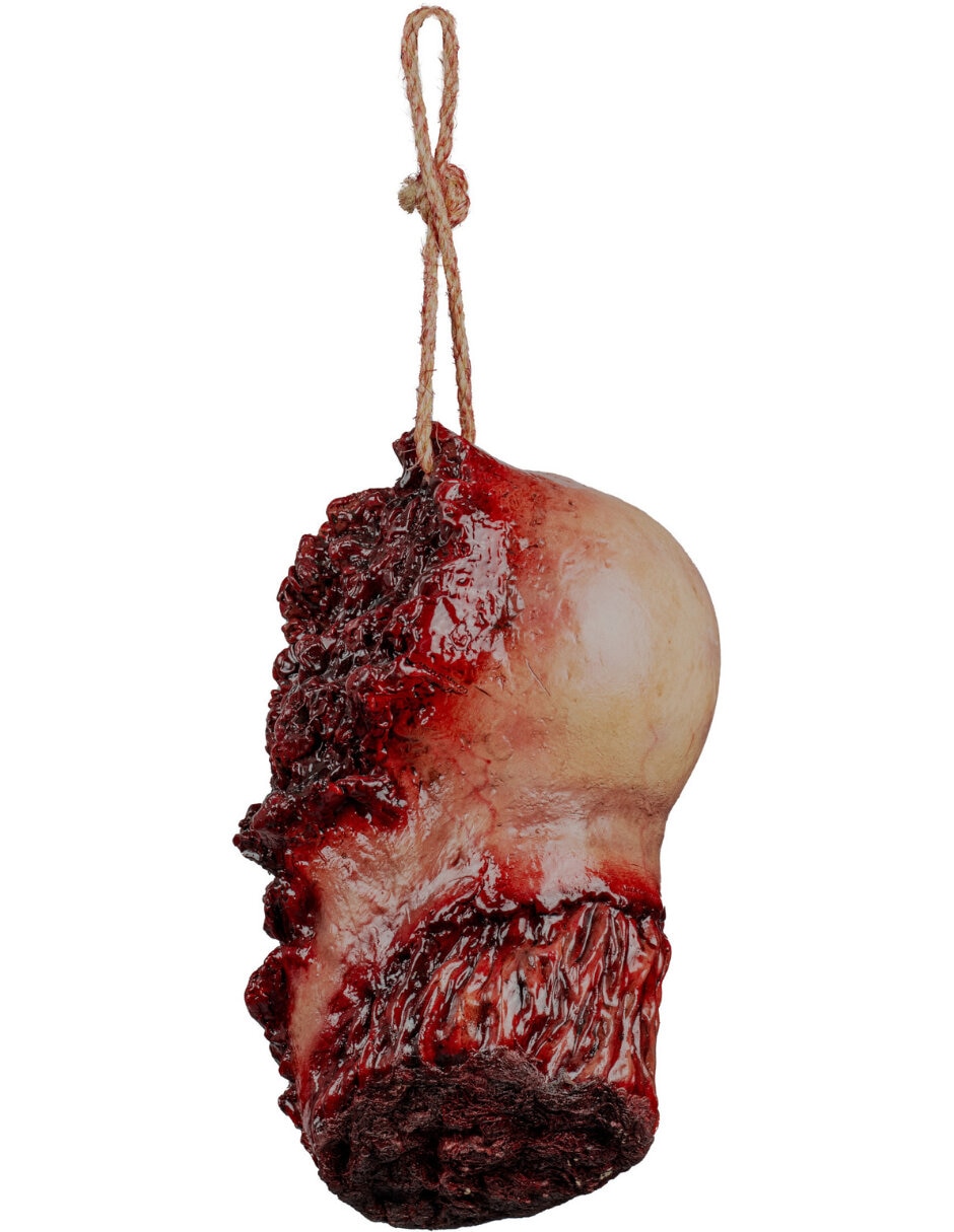 Figura decorativa de cabeza halloween adorno gore 7