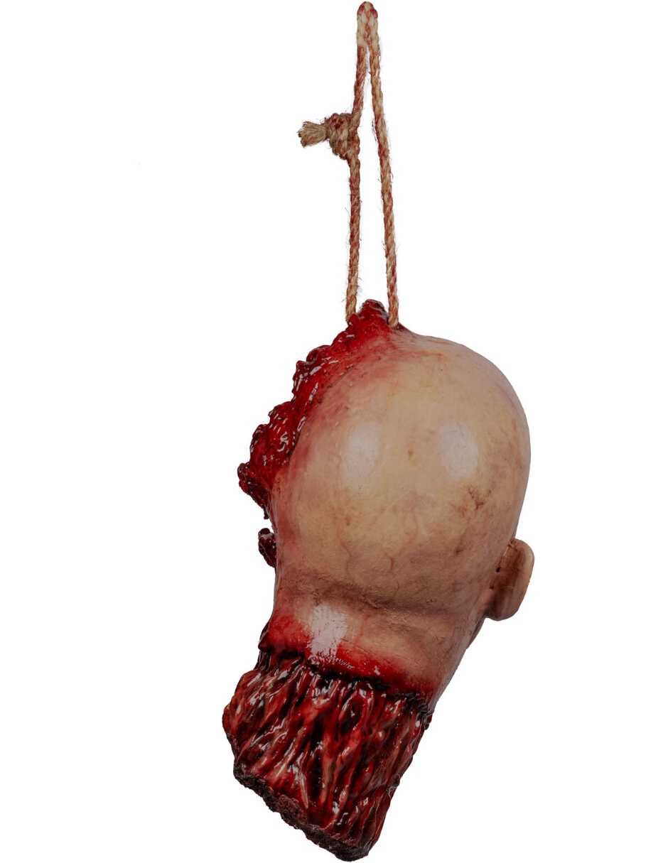 Figura decorativa de cabeza halloween adorno gore 5