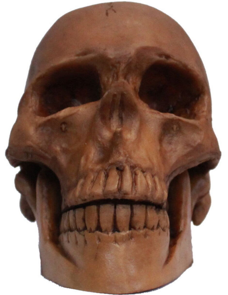 Figura decorativa de cabeza halloween adorno de resina 5