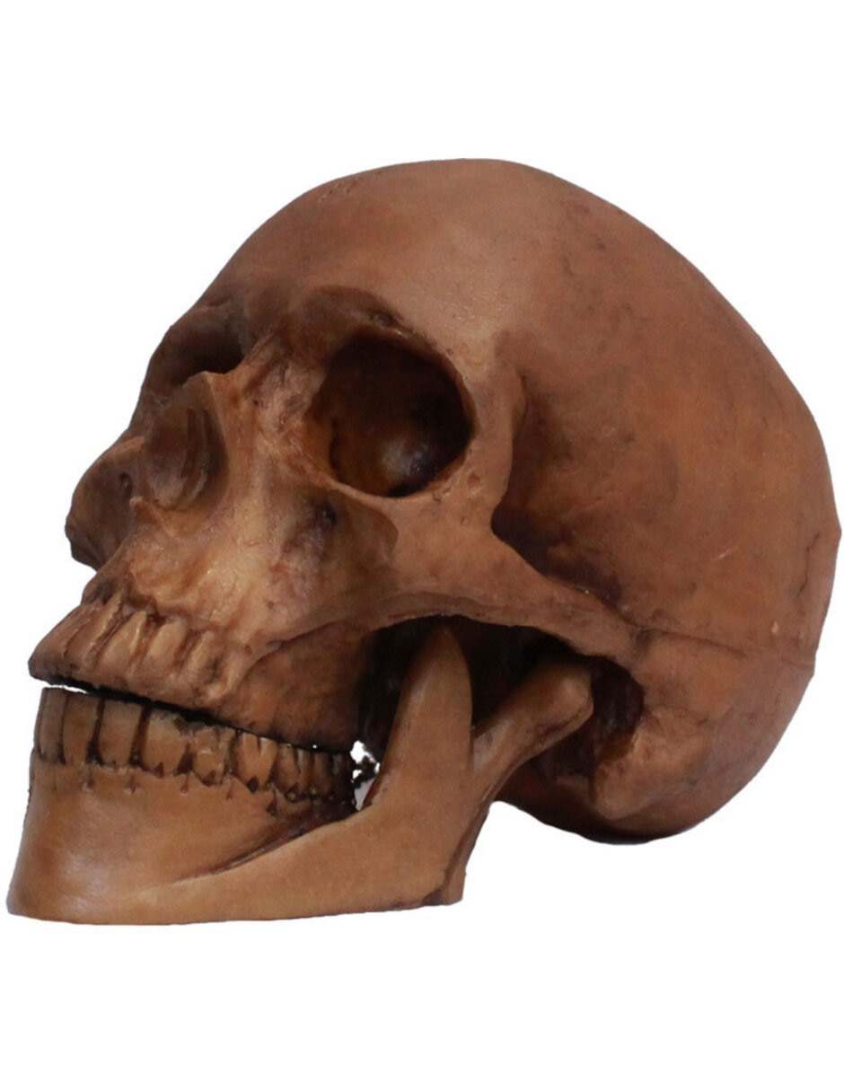 Figura decorativa de cabeza halloween adorno de resina 7
