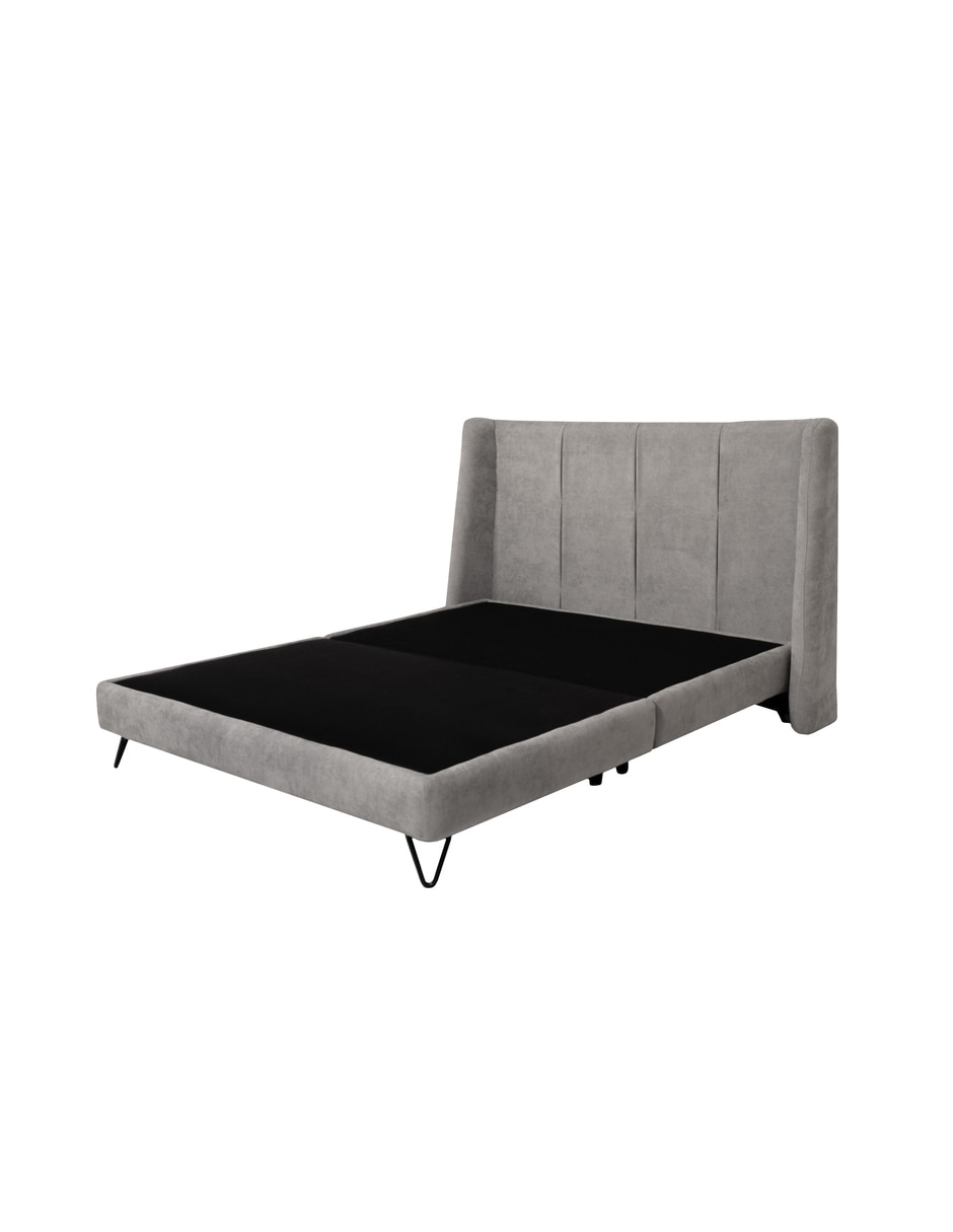 Cama de madera y tela 7
