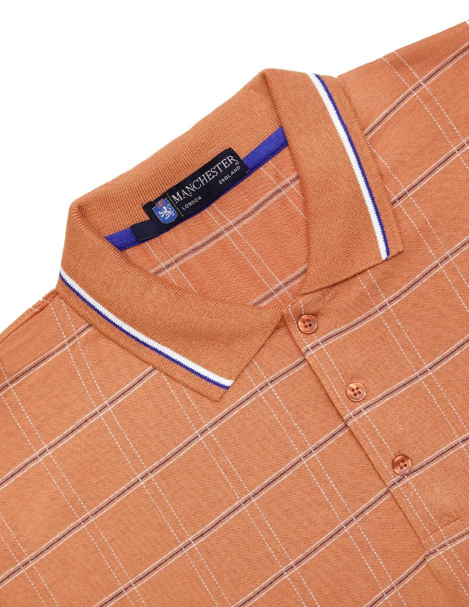 Playera tipo polo manchester para hombre