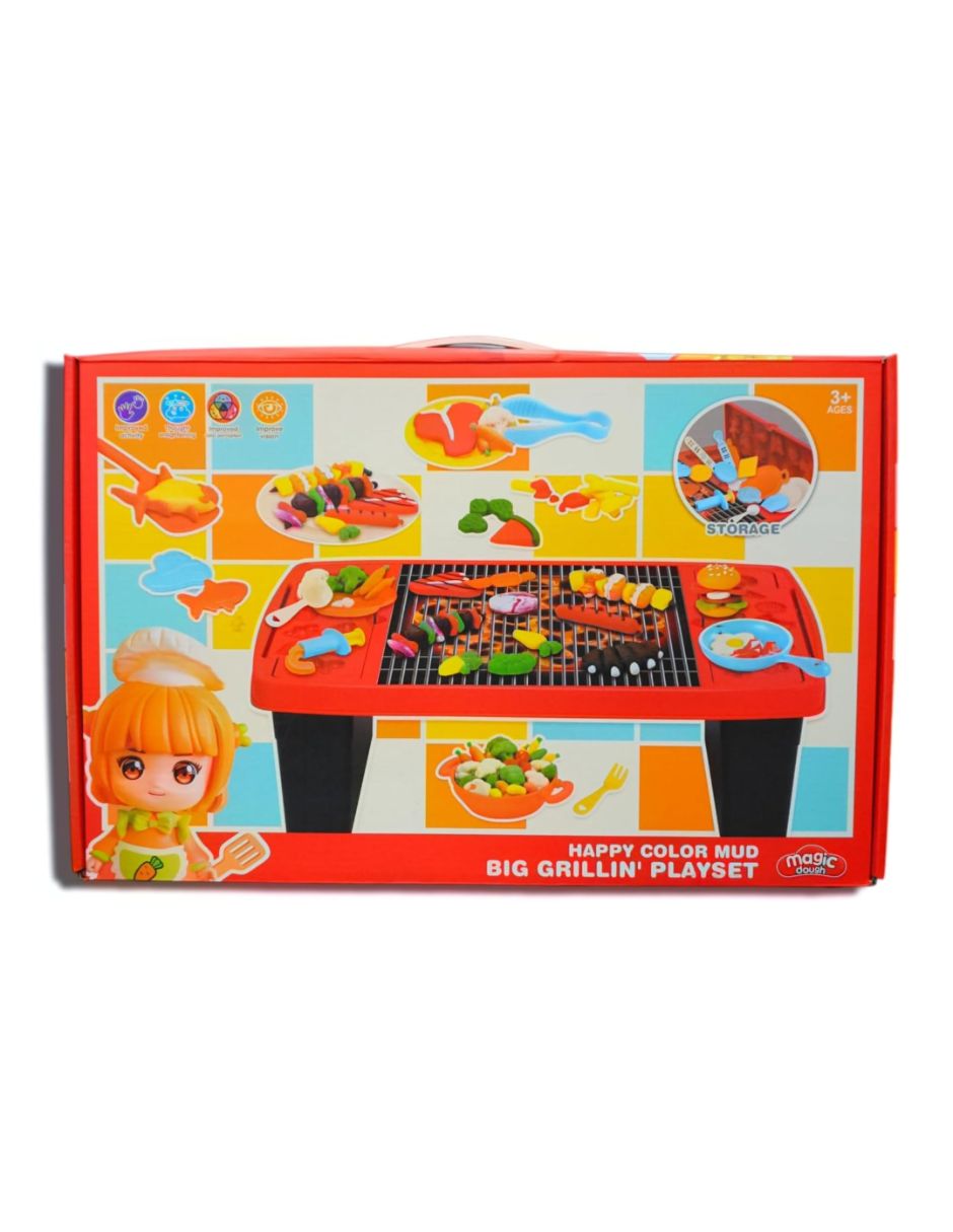Calmito magic dough parrilla bbq para niños 3