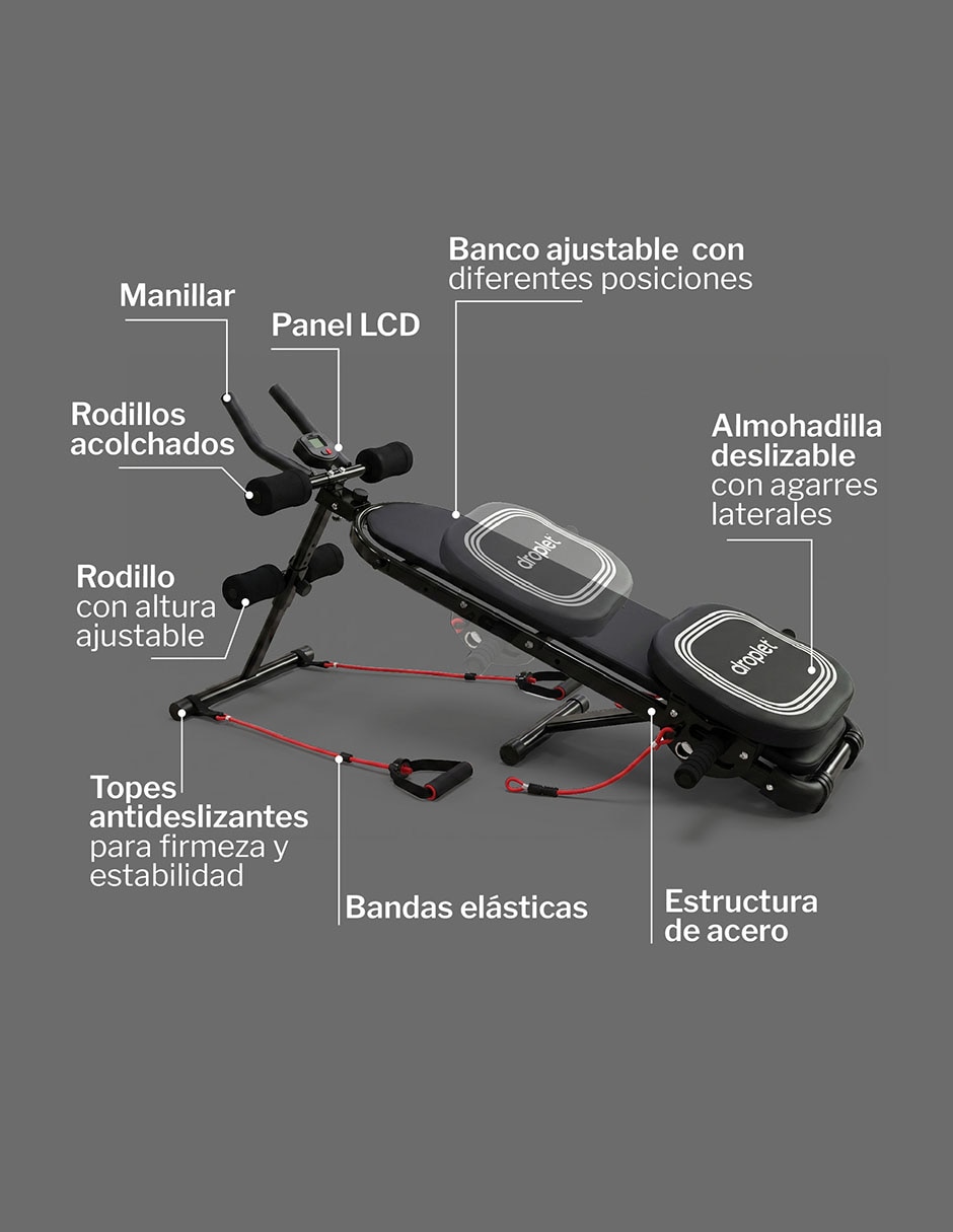 Banco para entrenamiento axis-605 5