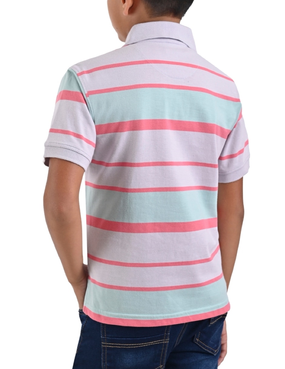 Playera tipo polo para niño 2