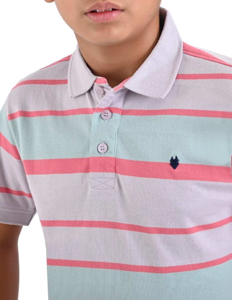 Playera tipo polo para niño 3