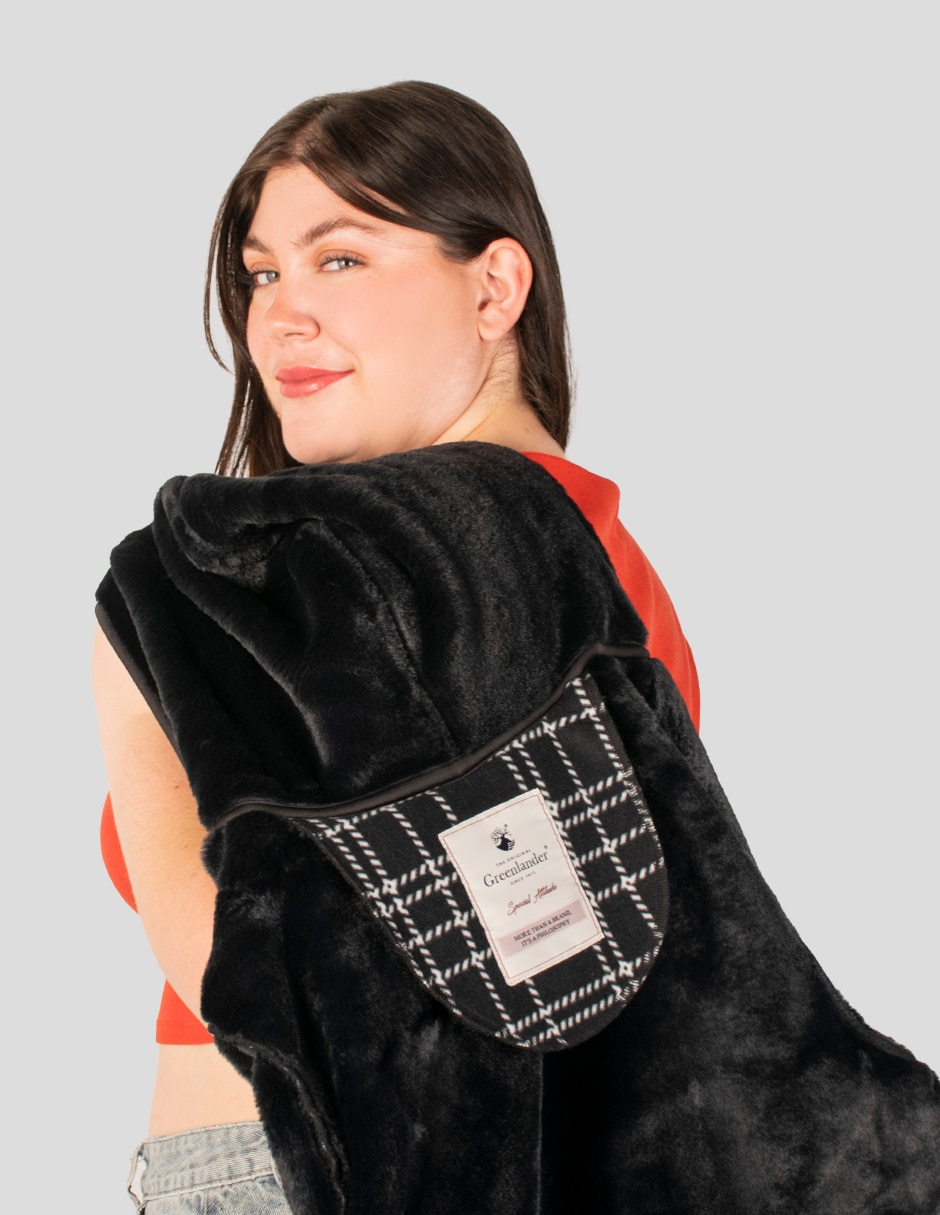 Chamarra casual chamarra largade fleece para mujer 2