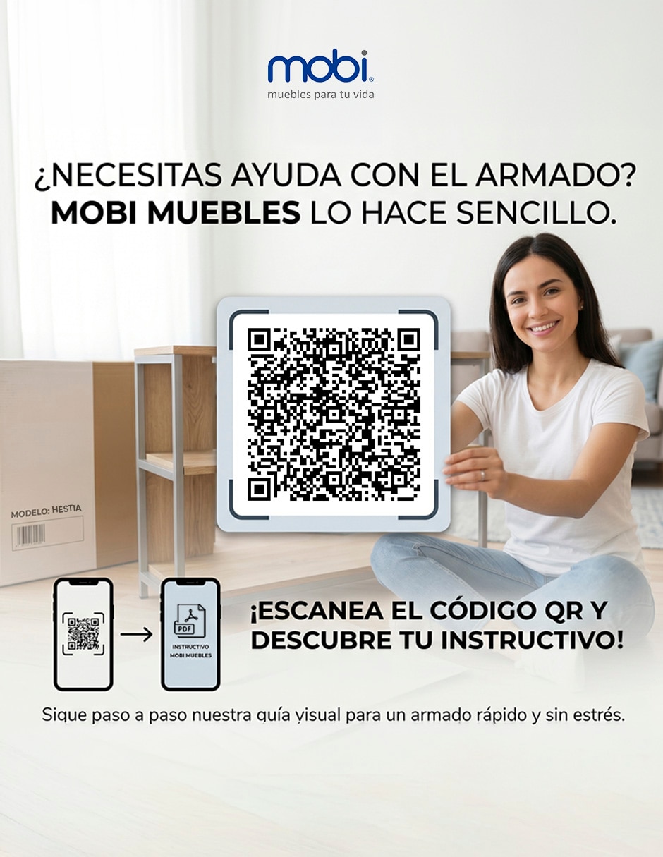 Mueble de tv hestia de mdp 4