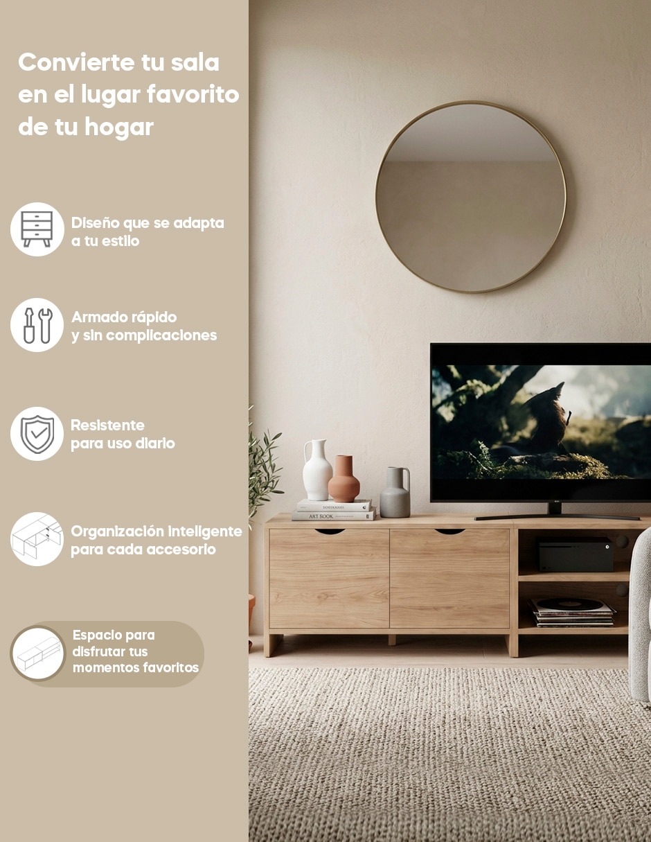 Mueble de tv hestia de mdp 6