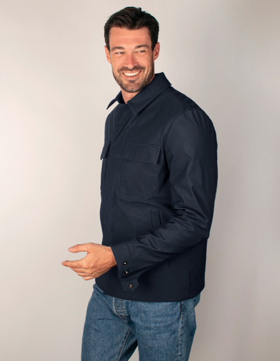 Chamarra casual impermeable para hombre 4