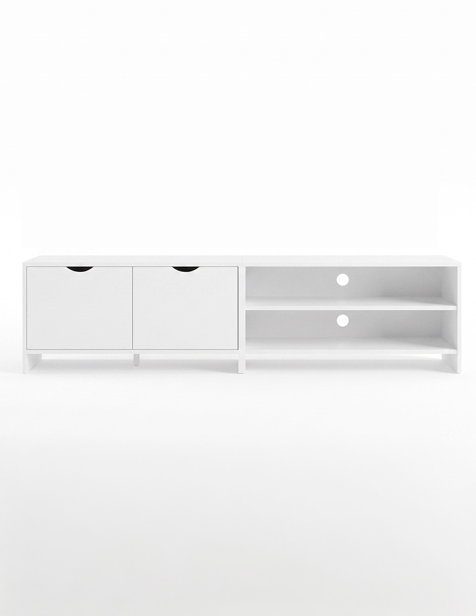 Mueble de TV Hestia blanco de MDP Mueble de TV Hestia blanco de MDP