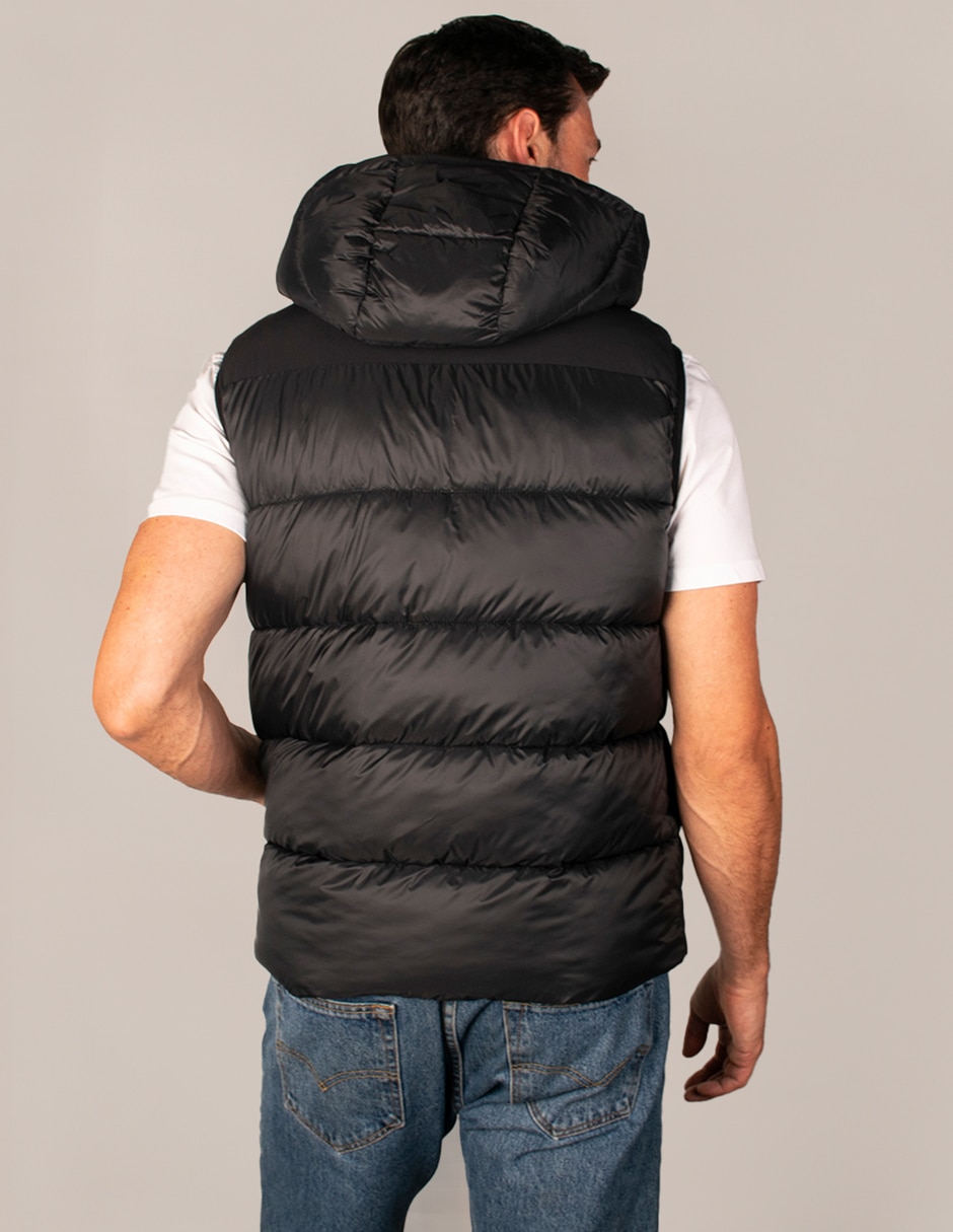 Chaleco capucha desmontable para hombre 4