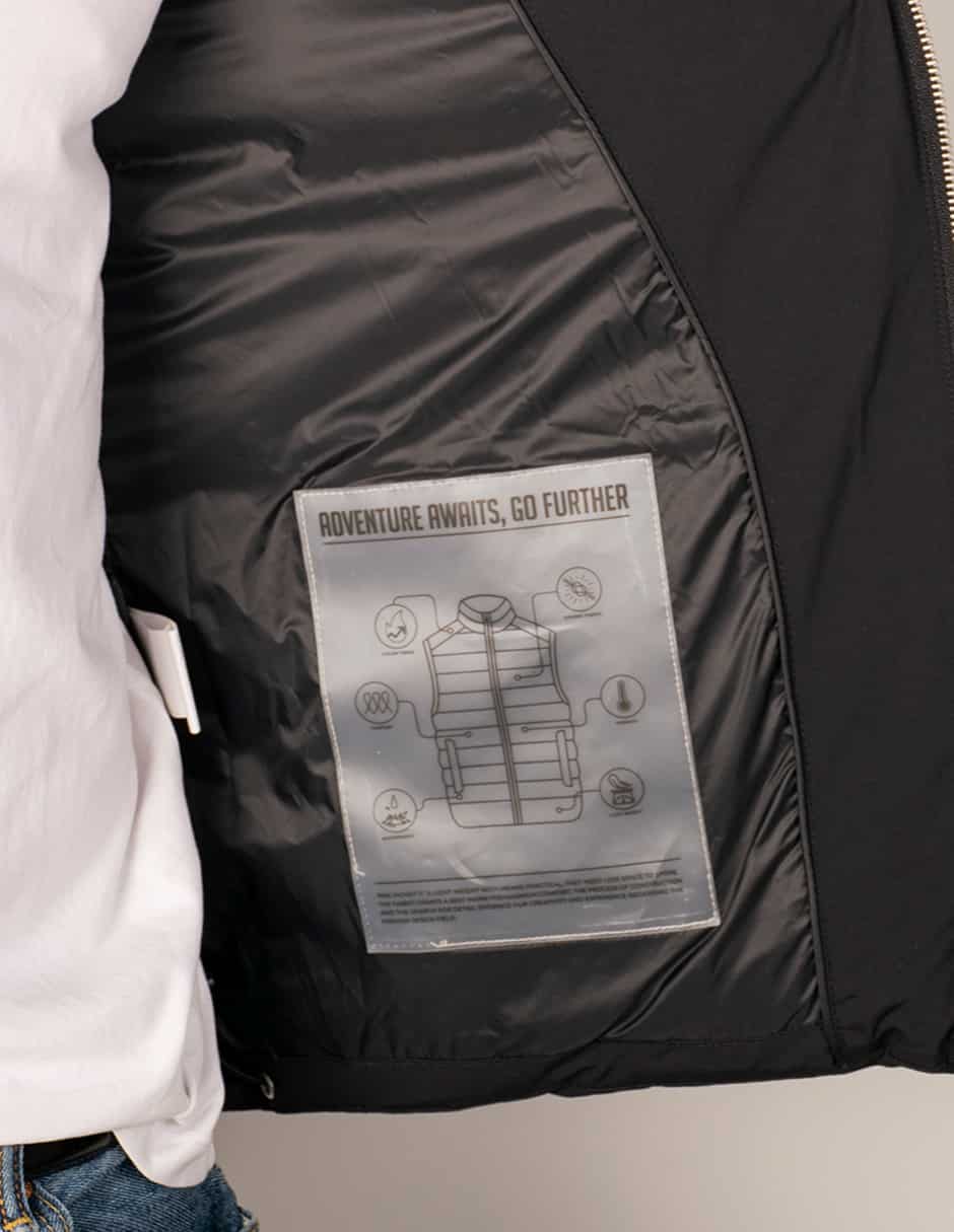Chaleco capucha desmontable para hombre 5