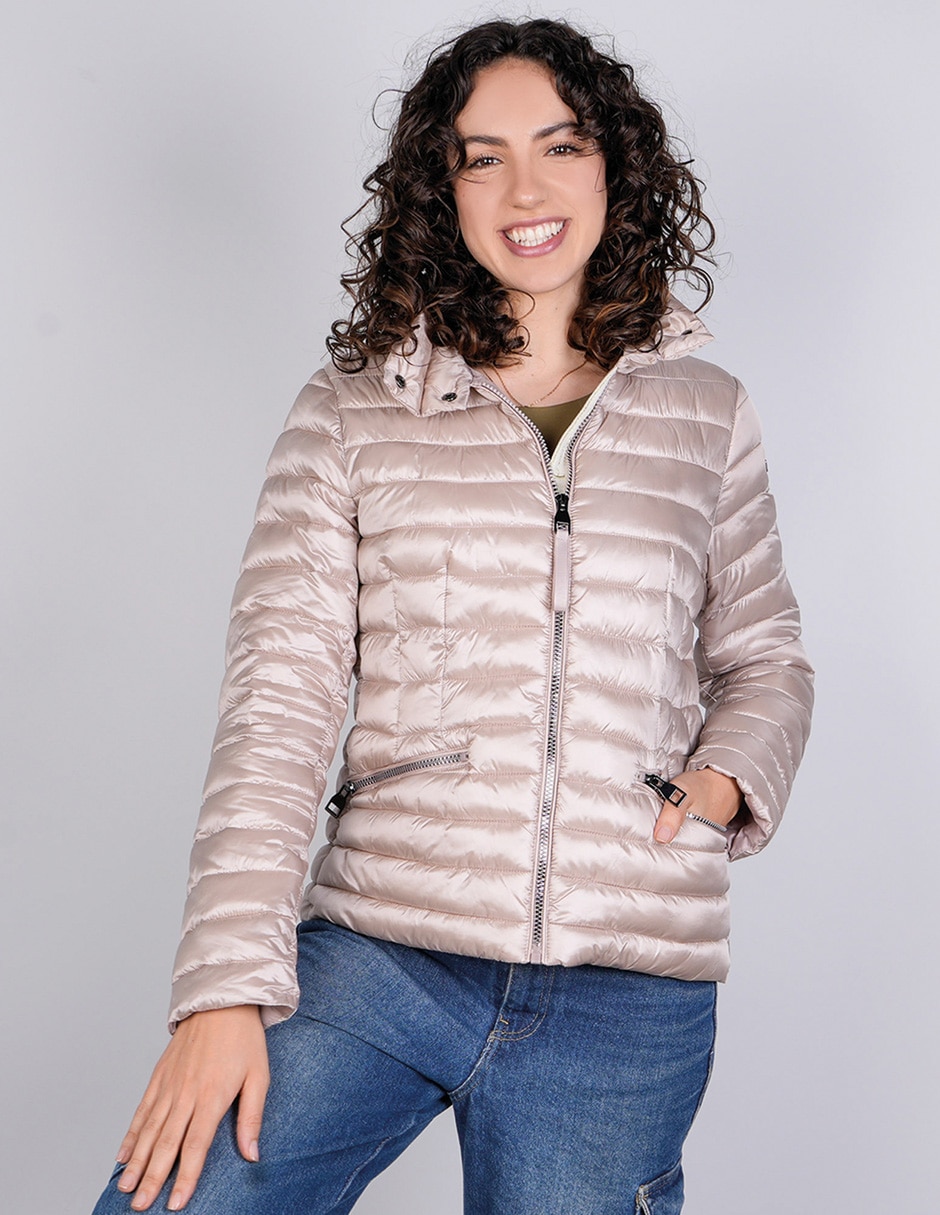 Chamarra casual chamarra corta para mujer 1