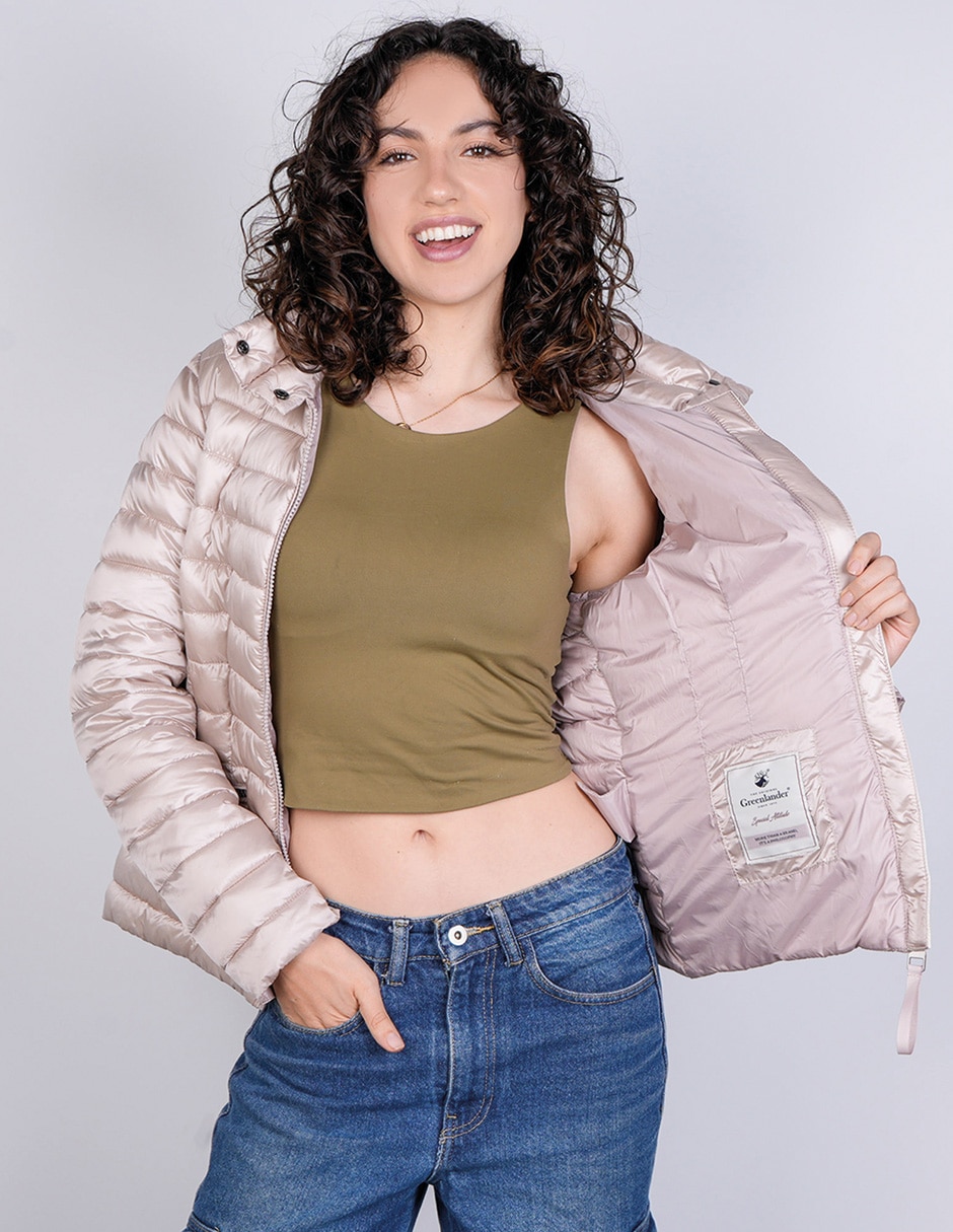Chamarra casual chamarra corta para mujer 2