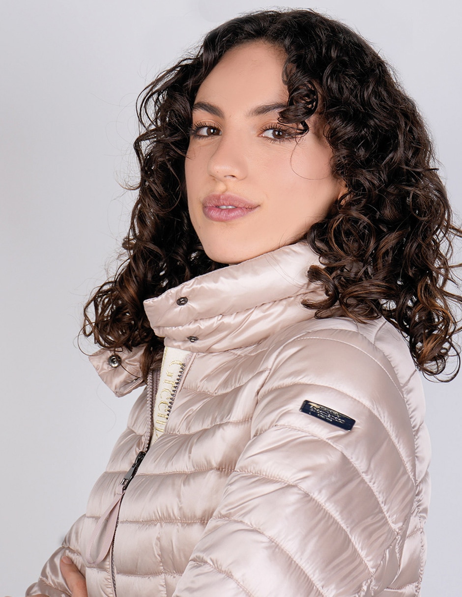 Chamarra casual chamarra corta para mujer 3