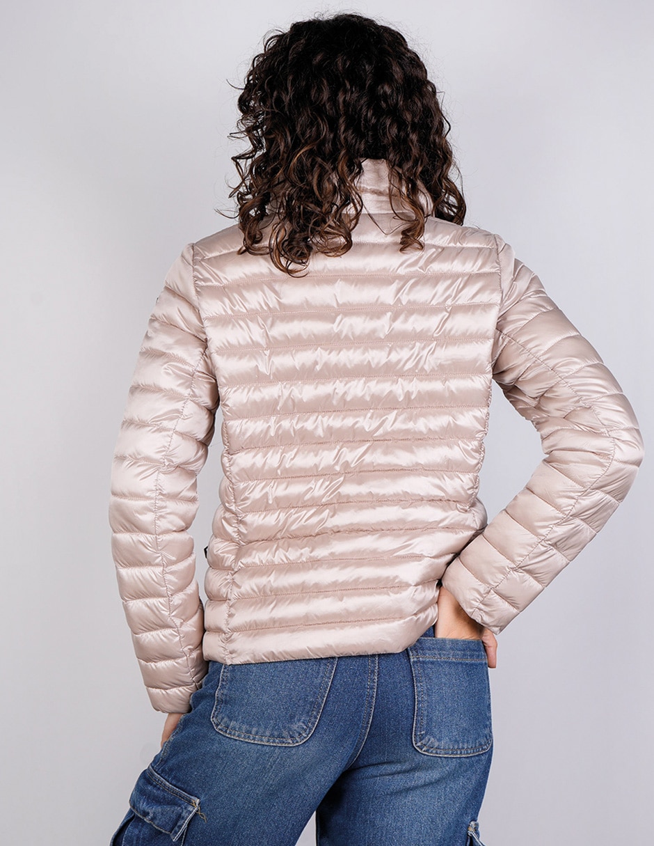 Chamarra casual chamarra corta para mujer 4