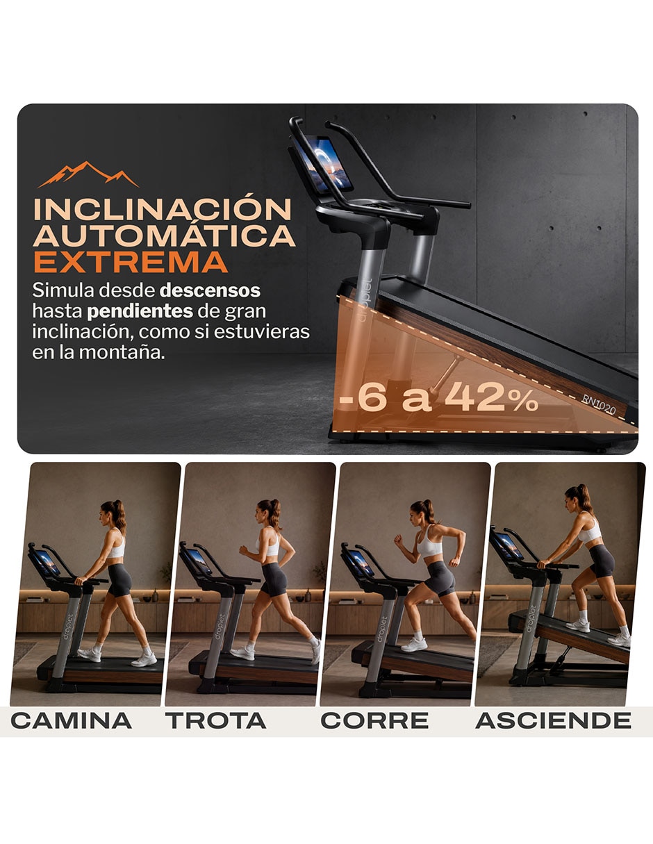 Caminadora profesional RN1020 plegable 2