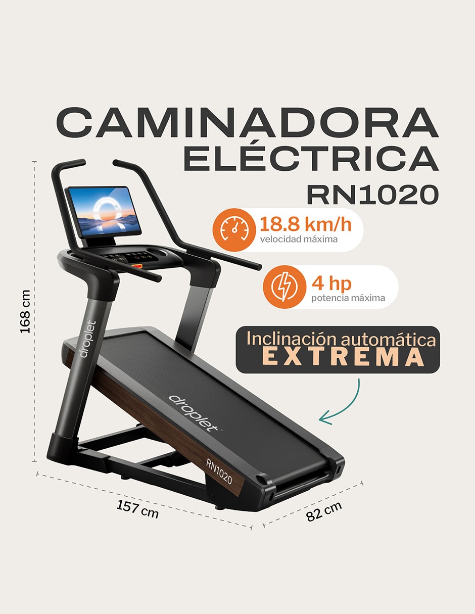 Caminadora profesional RN1020 plegable 10