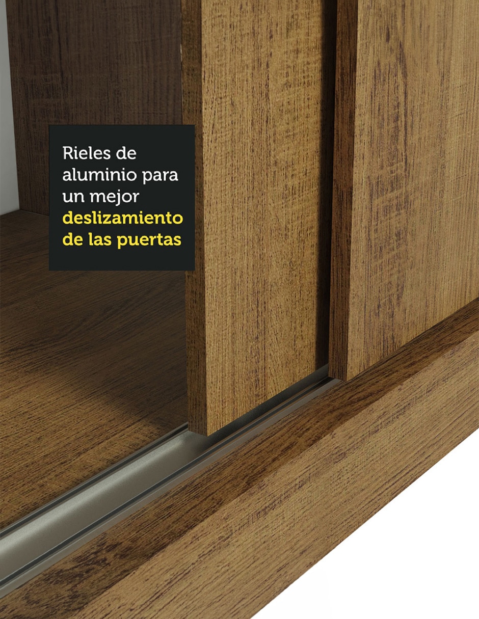 Ropero armable de MDF 11445Z1E de MDP 11