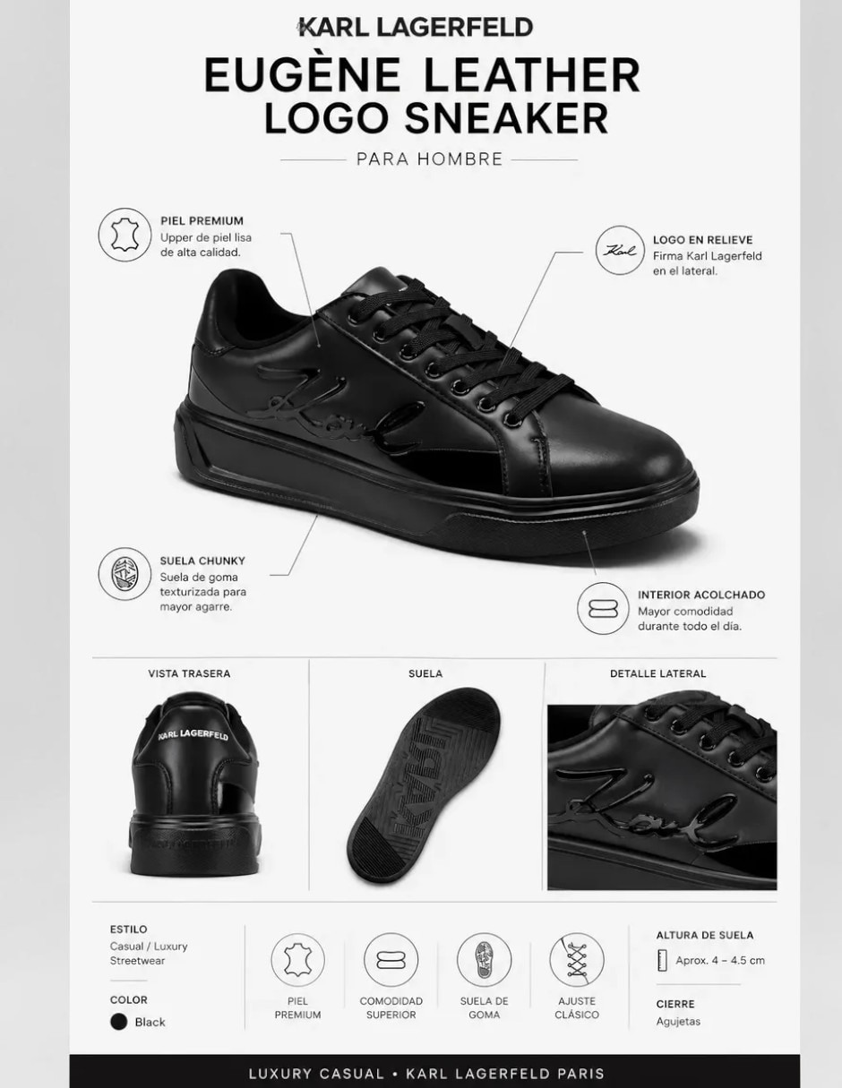 Tenis karl lagerfeld paris para hombre