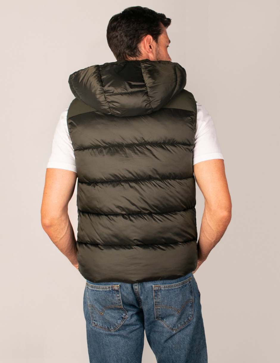Chaleco capucha desmontable para hombre 3