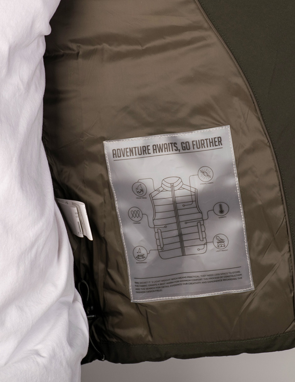 Chaleco capucha desmontable para hombre 6
