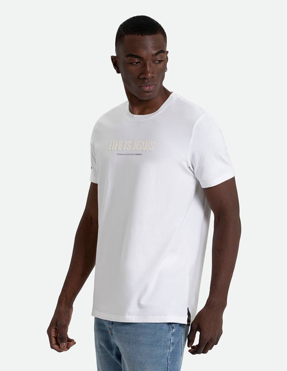 Playera playera cuello redondo para hombre Playera playera cuello redondo para hombre