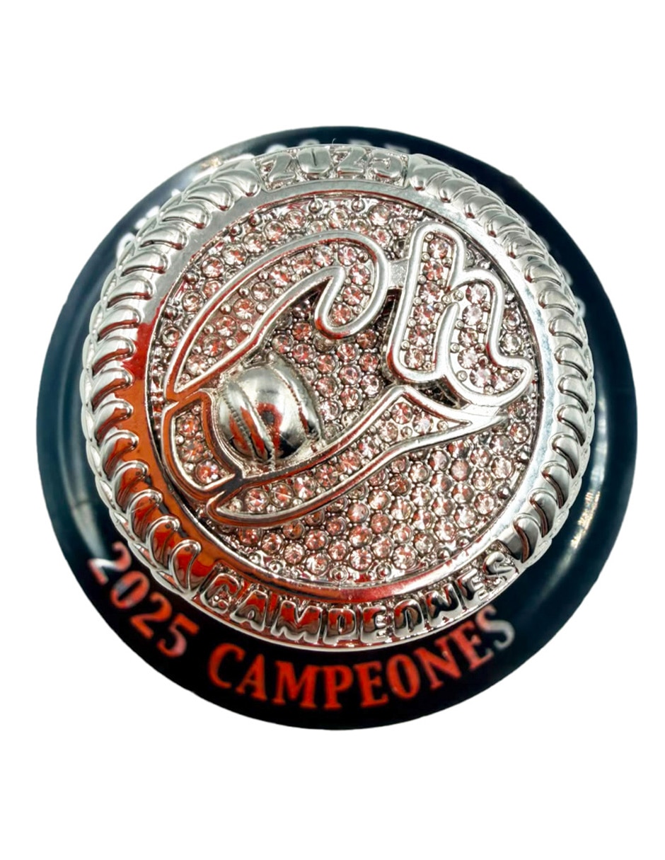 Anillo charros de jalisco de metal plateado 3