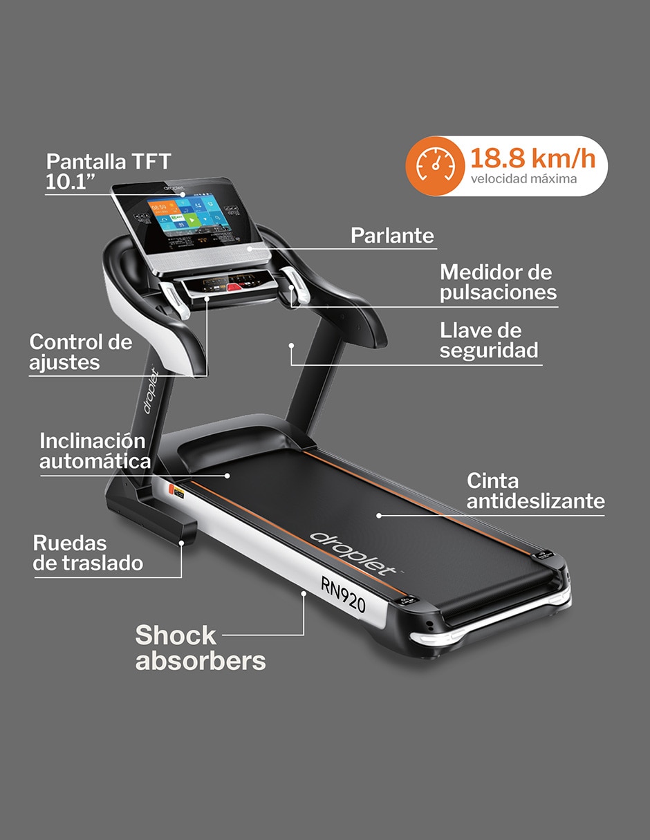 Caminadora profesional rn920 7