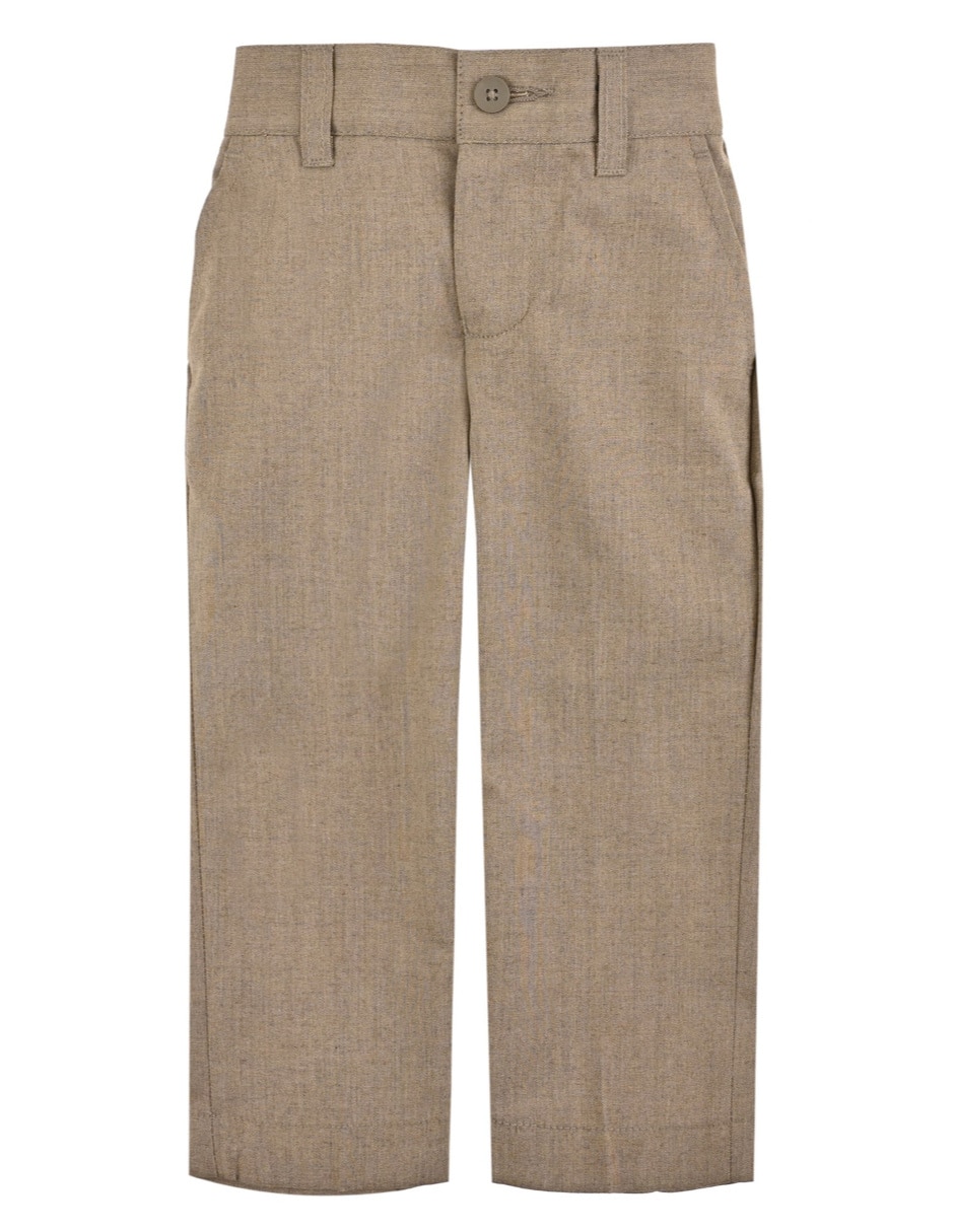 Pantalón con resorte de vestir básico para niño