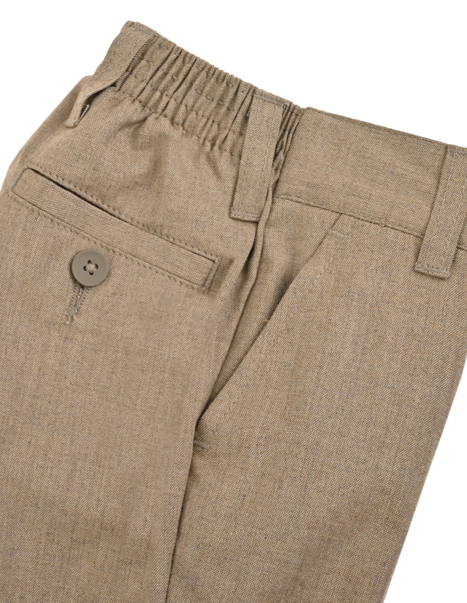 Pantalón con resorte de vestir yale básico para niño