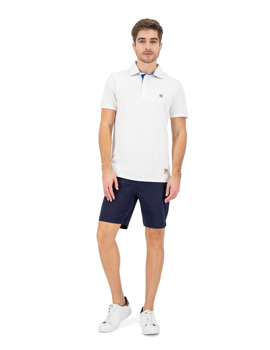 Playera nautica cuello polo para hombre 2
