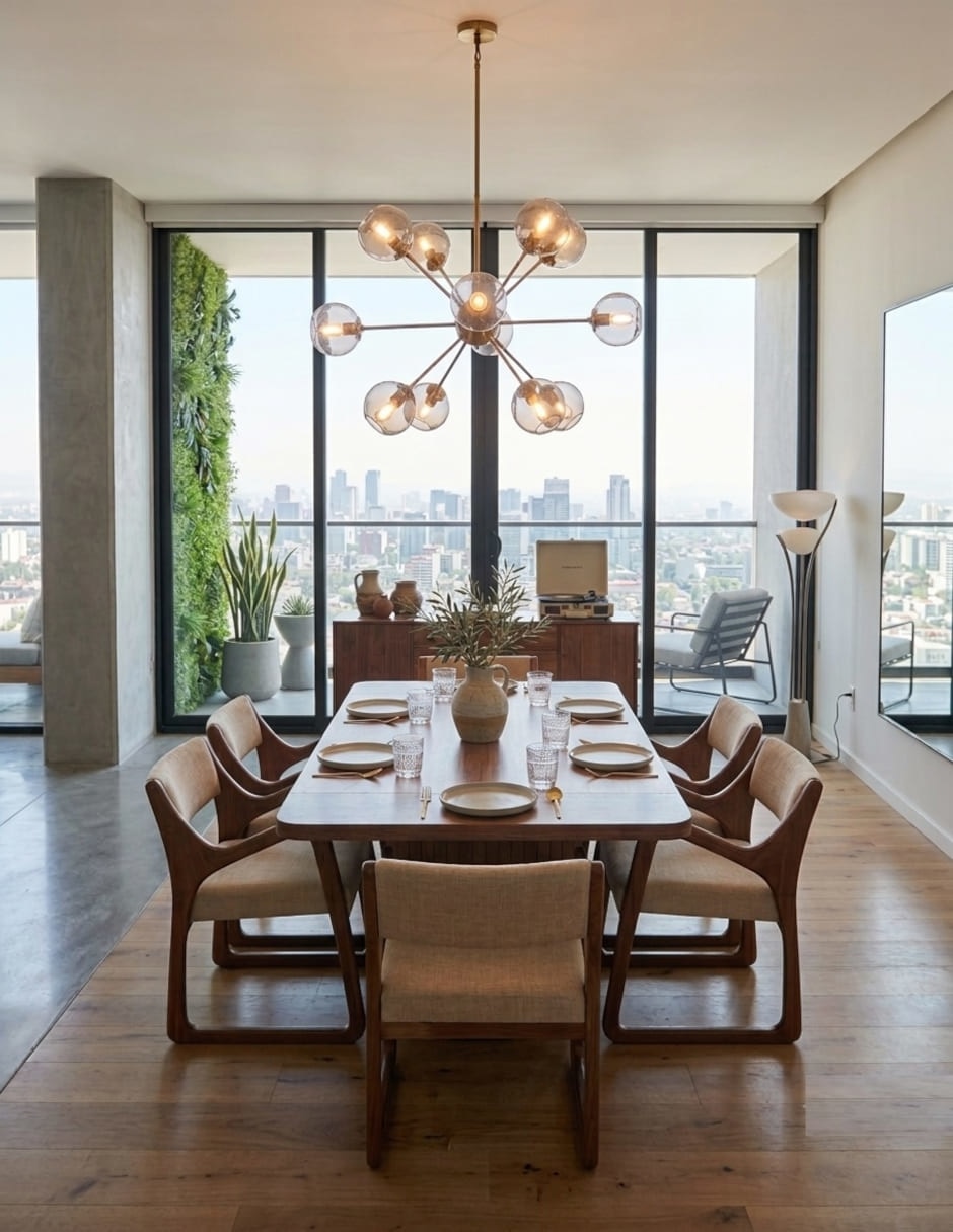 Comedor para 6 personas de madera 7