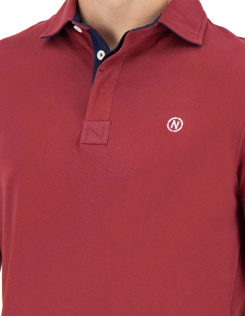 Playera nautica cuello polo para hombre 3