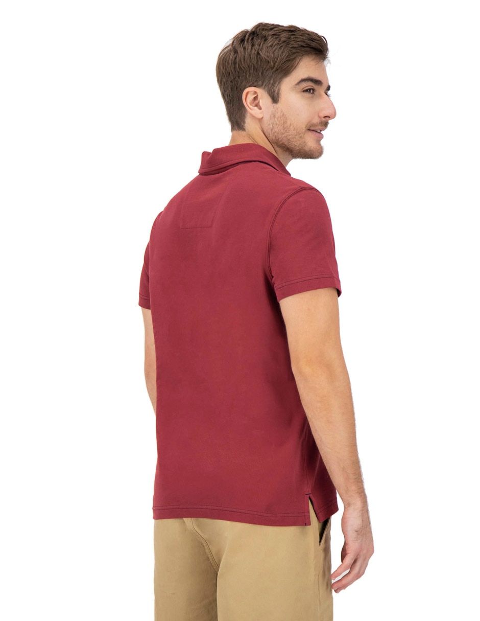 Playera nautica cuello polo para hombre 4