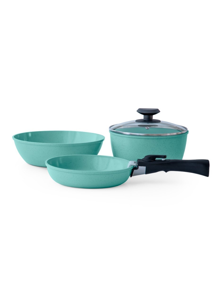 Batería de cocina de cerámica 5 piezas 2
