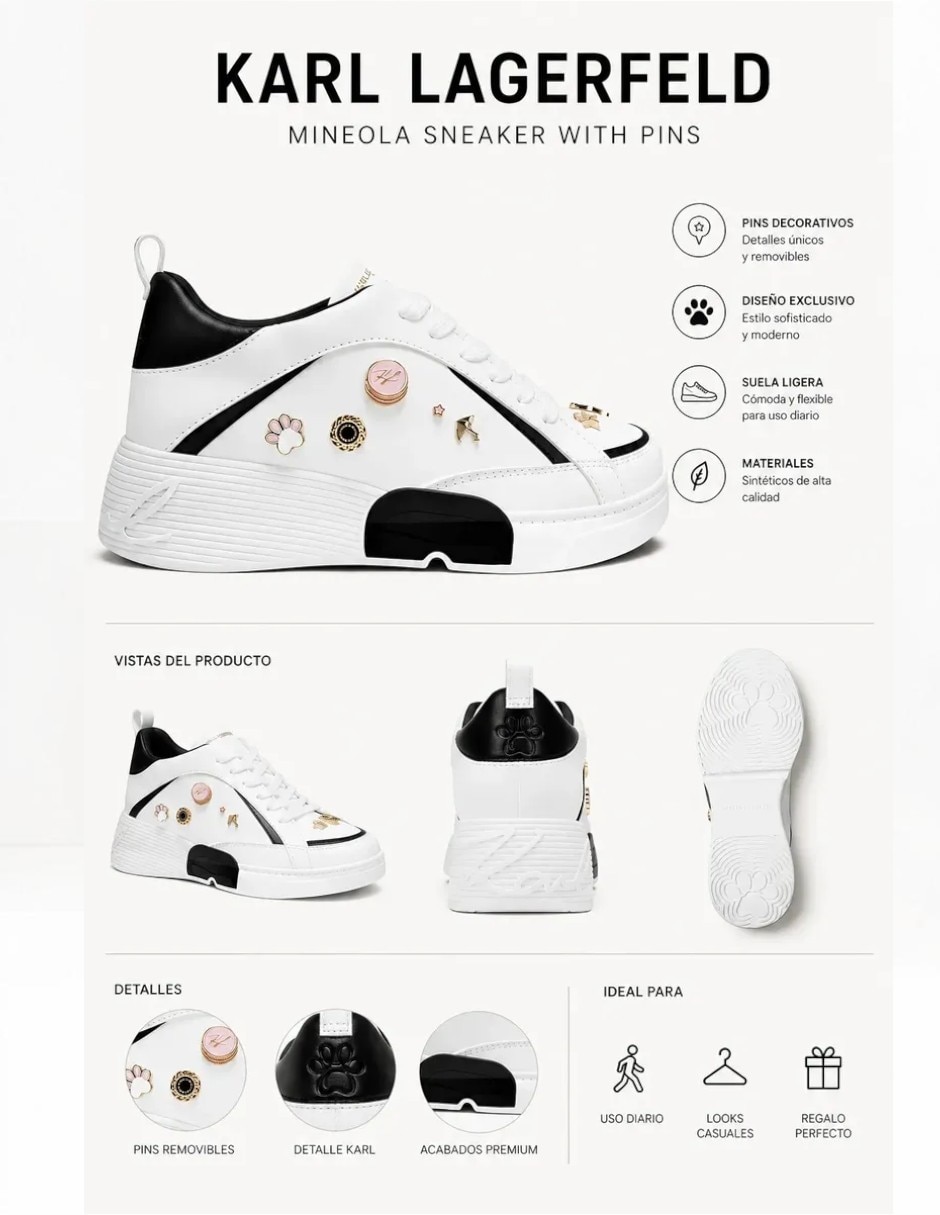 Tenis minieola para mujer 6