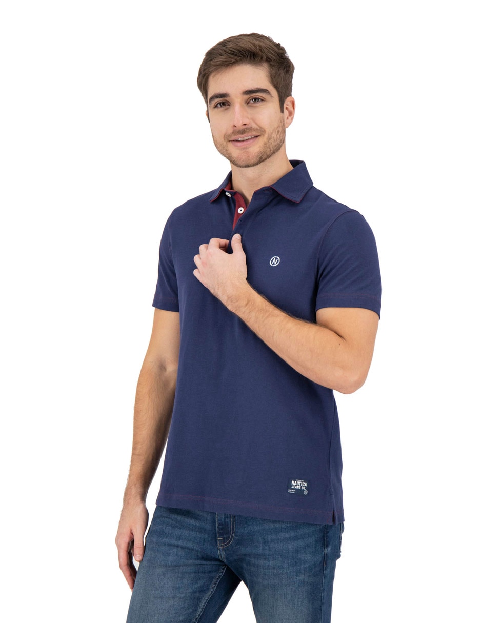 Playera nautica cuello polo para hombre 2