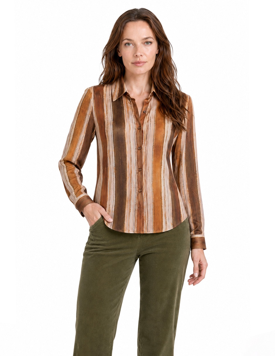 Blusa foley's manga larga para mujer