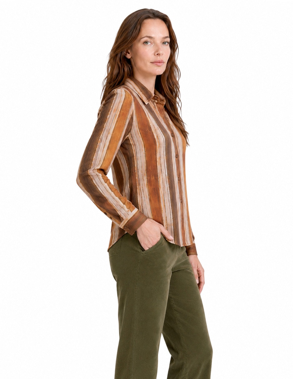 Blusa foley's manga larga para mujer