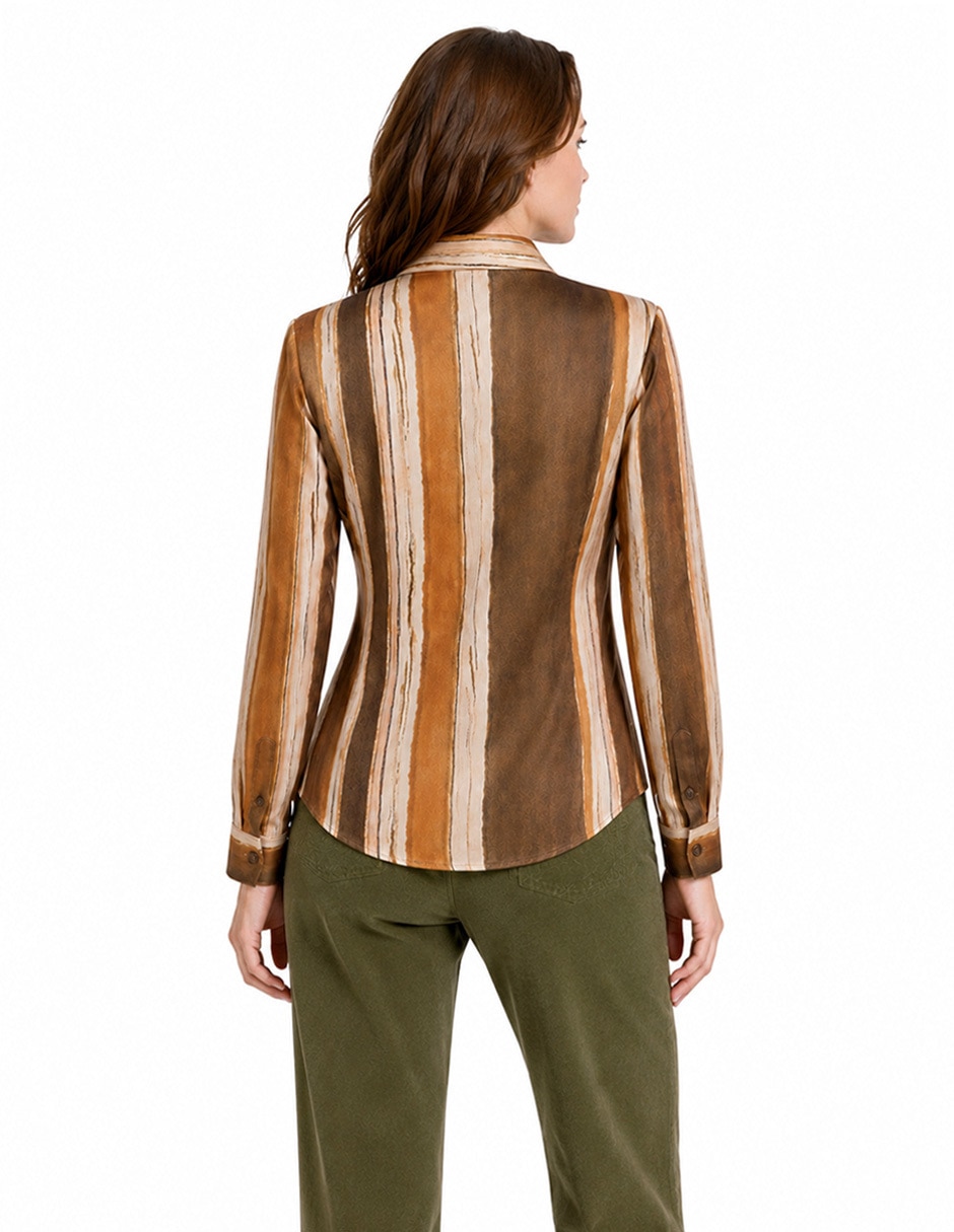 Blusa foley's manga larga para mujer