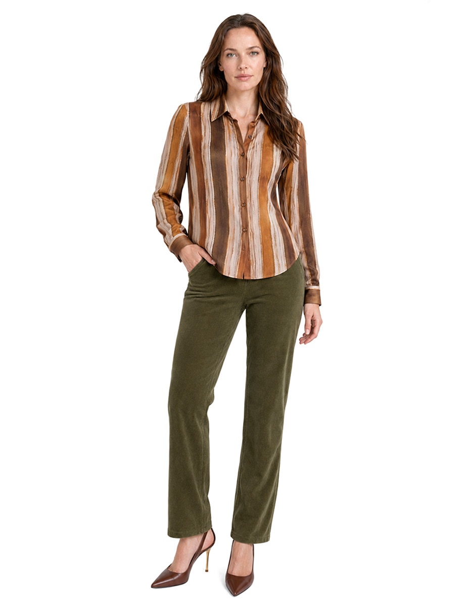 Blusa foley's manga larga para mujer