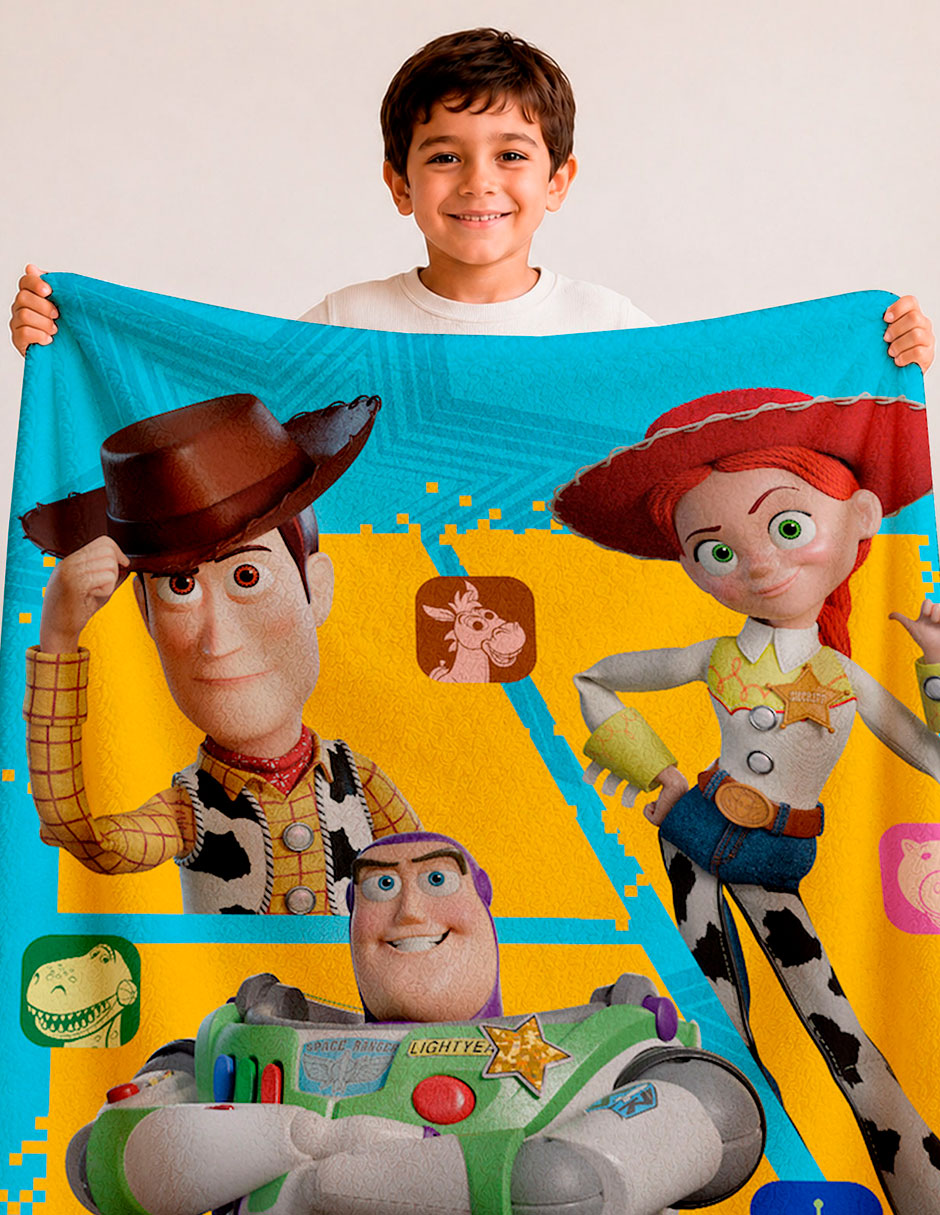 Cobertor toy story 5 frazada serenity game estampado infantil 5